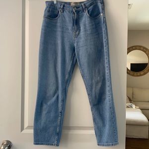 Everlane High Rise Straight Denim